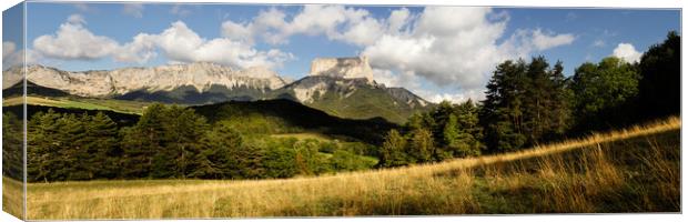 Mont Aiguille Vercors Massif Alps France Canvas Print by Sonny Ryse