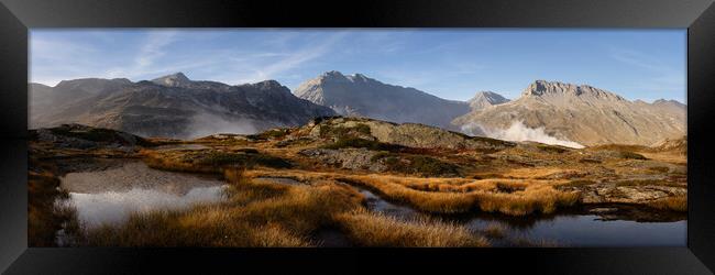 Parc national de la Vanoise French Alps Auvergne Rhône Alpes Framed Print by Sonny Ryse