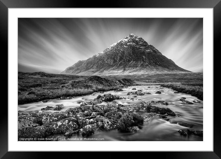 Buachaille Etive Mor III Framed Mounted Print by Dave Bowman