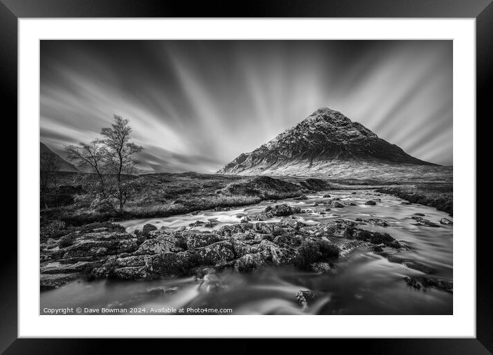 Buachaille Etive Mor II Framed Mounted Print by Dave Bowman