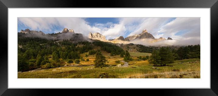 Vallée de la Clarée France Framed Mounted Print by Sonny Ryse