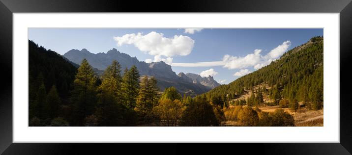 Vallée de la Clarée in France Framed Mounted Print by Sonny Ryse