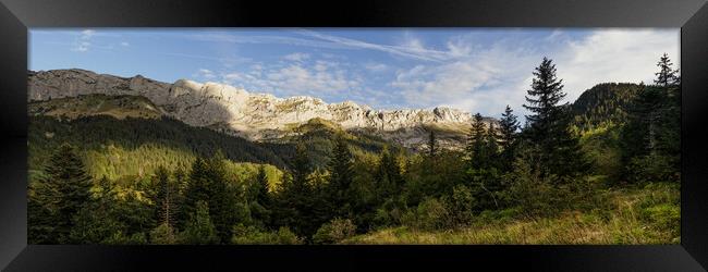 Vercors mountain valley France Alps Framed Print by Sonny Ryse
