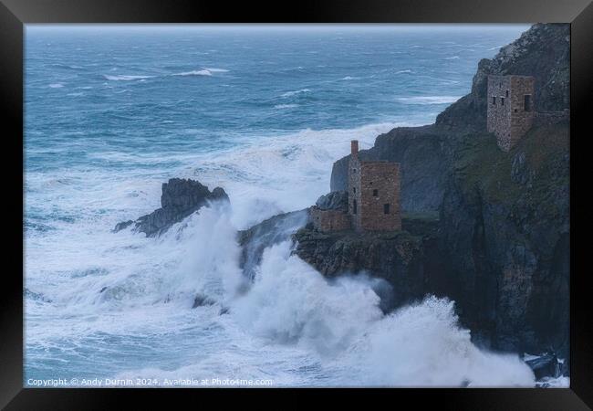 Crowns Confronting the Tempest Framed Print by Andy Durnin