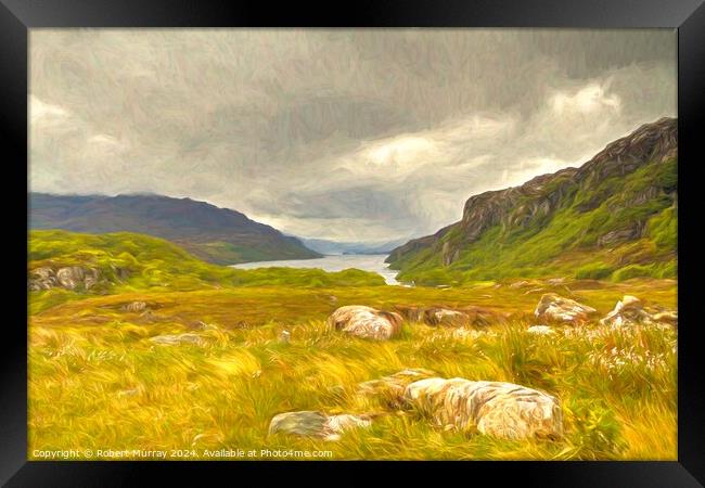 Loch Maree Framed Print by Robert Murray