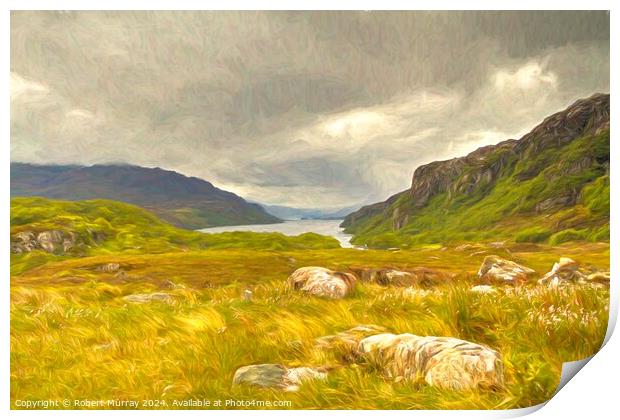 Loch Maree Print by Robert Murray