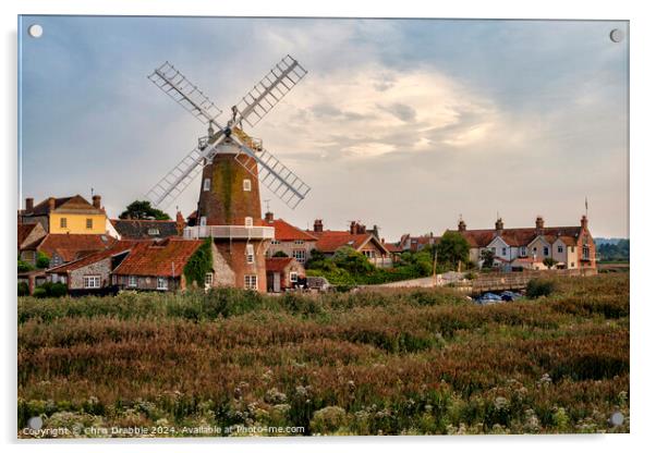 Cley-next-the-Sea , Windmill (14) Acrylic by Chris Drabble