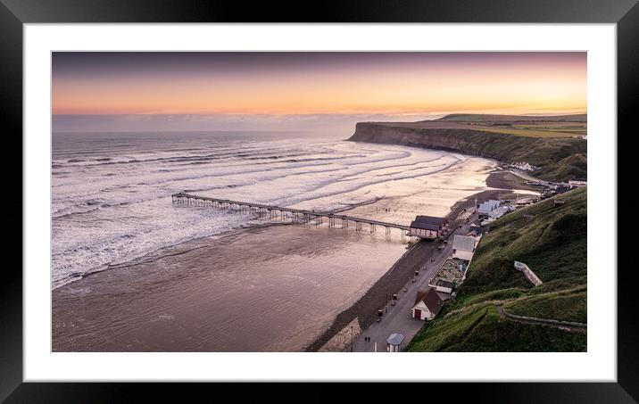 Saltburn by the Sea Framed Mounted Print by Apollo Aerial Photography