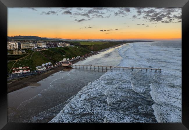 Saltburn By the Sea Framed Print by Apollo Aerial Photography
