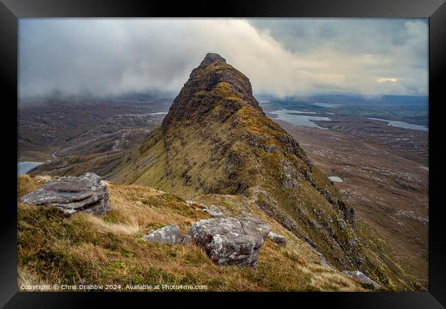 Suilven Framed Print by Chris Drabble