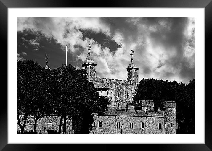 Tower Of London Framed Mounted Print by Michael Harper