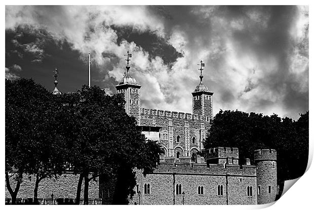 Tower Of London Print by Michael Harper