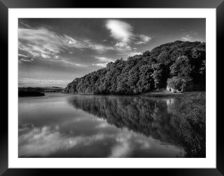 River Tamar at Cotehele Quay Framed Mounted Print by Darren Galpin