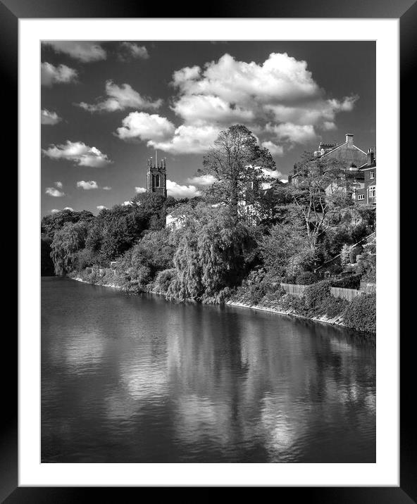 River Exe at Tiverton  Framed Mounted Print by Darren Galpin
