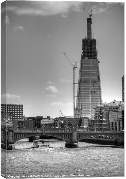 The Shard Canvas Print by Neal P