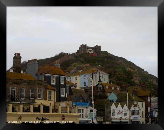 Hastings Old Town Delights. Framed Print by Mark Ward