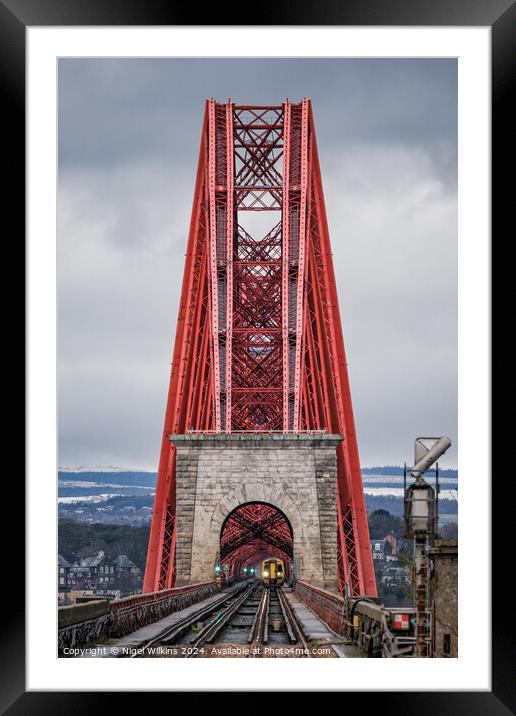Forth Bridge Framed Mounted Print by Nigel Wilkins