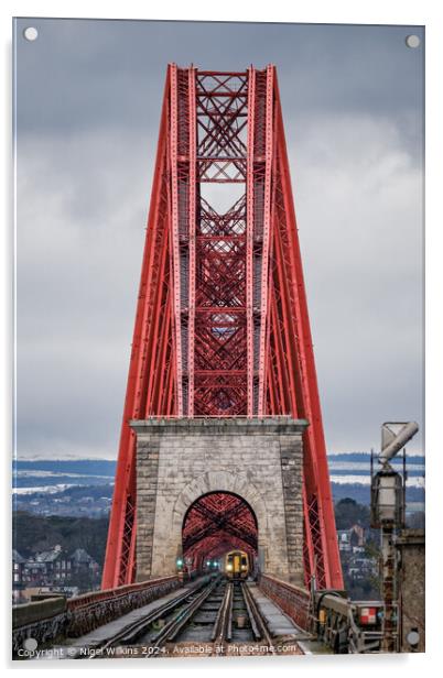 Forth Bridge Acrylic by Nigel Wilkins