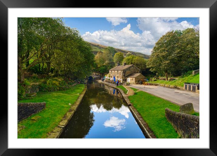 Marsden Tunnel End Landscape  Framed Mounted Print by Alison Chambers