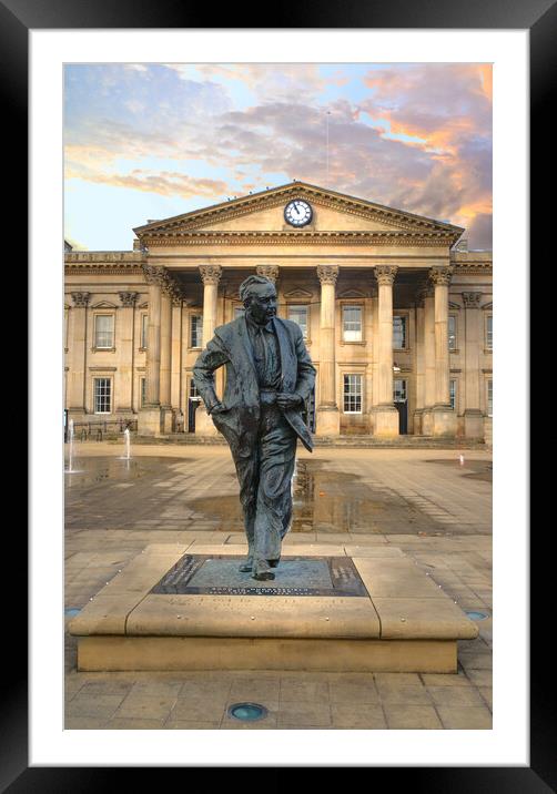 Huddersfield Train Station Framed Mounted Print by Alison Chambers