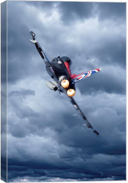 RAF Typhoon Blackjack Canvas Print by J Biggadike