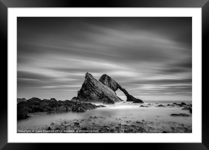Bow Fiddle Rock II Framed Mounted Print by Dave Bowman