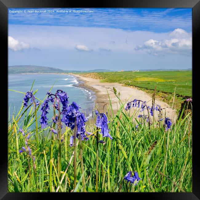 Porth Neigwl Beach Llyn Peninsula Coast Framed Print by Pearl Bucknall