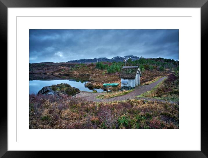 Assynt in winter Framed Mounted Print by JC studios LRPS ARPS