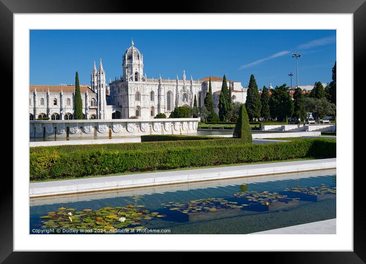 Jeronimos monastery Framed Mounted Print by Dudley Wood