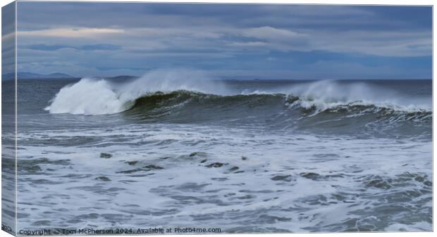 Stormy Seascape Canvas Print by Tom McPherson