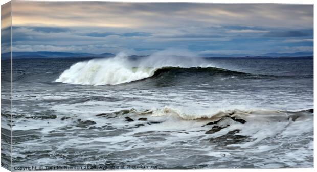 A Stormy Seascape  Canvas Print by Tom McPherson