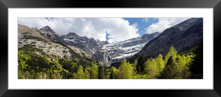 Cirque de Gavarnie Pyrenees Mountains France Framed Mounted Print by Sonny Ryse