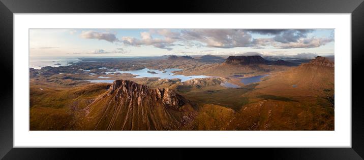 Stac Polliadh Assynt Scotland Framed Mounted Print by Sonny Ryse