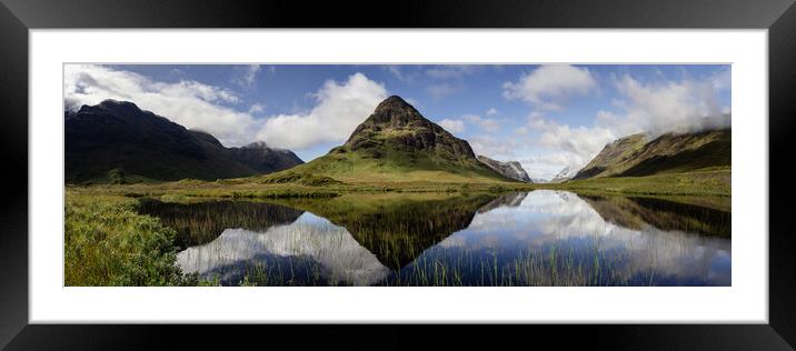 Glencoe Valley Lochan Scotland Framed Mounted Print by Sonny Ryse