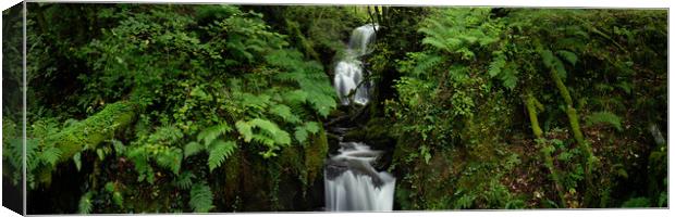 Fairy Glen Creran Waterfall Scotland Glencoe Canvas Print by Sonny Ryse