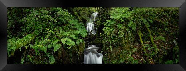Fairy Glen Creran Waterfall Scotland Glencoe Framed Print by Sonny Ryse