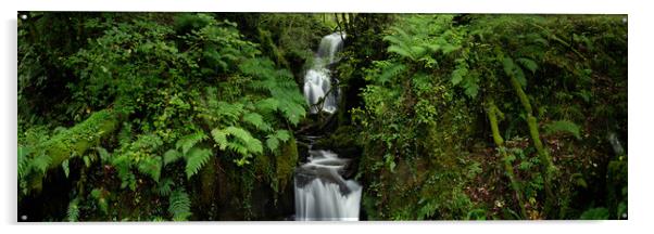Fairy Glen Creran Waterfall Scotland Glencoe Acrylic by Sonny Ryse