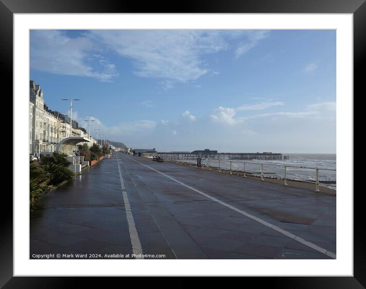 The Promenade. Framed Mounted Print by Mark Ward