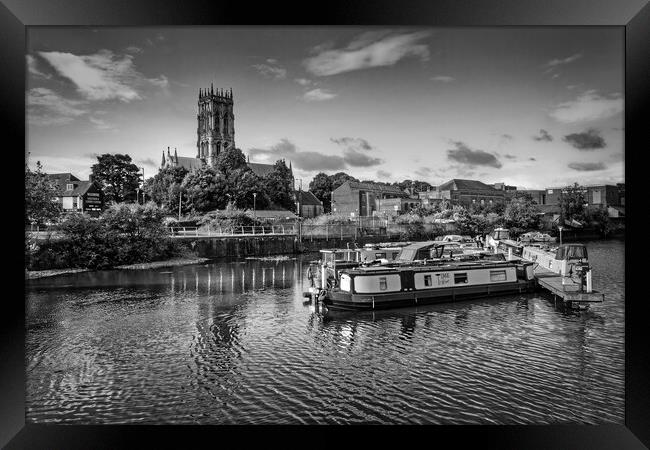 Doncaster Wharf and Minster   Framed Print by Darren Galpin