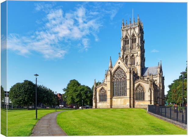 Doncaster Minster Canvas Print by Darren Galpin