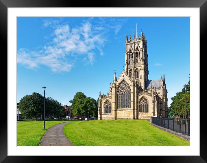 Doncaster Minster Framed Mounted Print by Darren Galpin