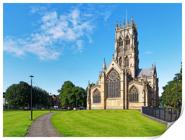 Doncaster Minster Print by Darren Galpin