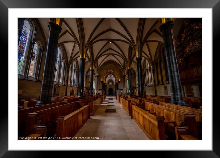 Temple Church  Framed Mounted Print by Jeff Whyte