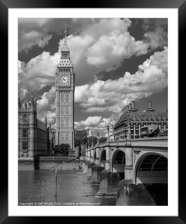Houses of Parliament Framed Mounted Print by Jeff Whyte