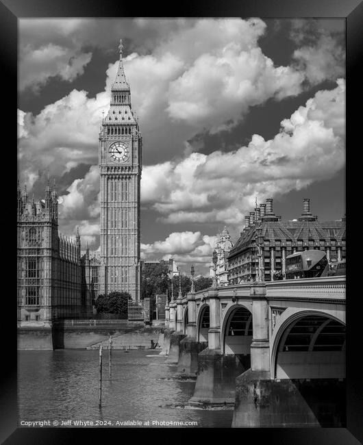 Houses of Parliament Framed Print by Jeff Whyte