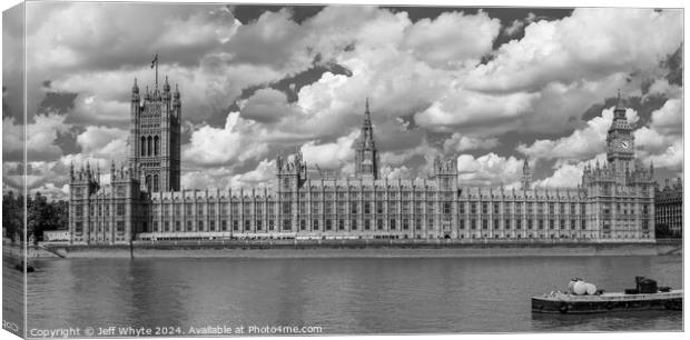 Houses of Parliament Canvas Print by Jeff Whyte
