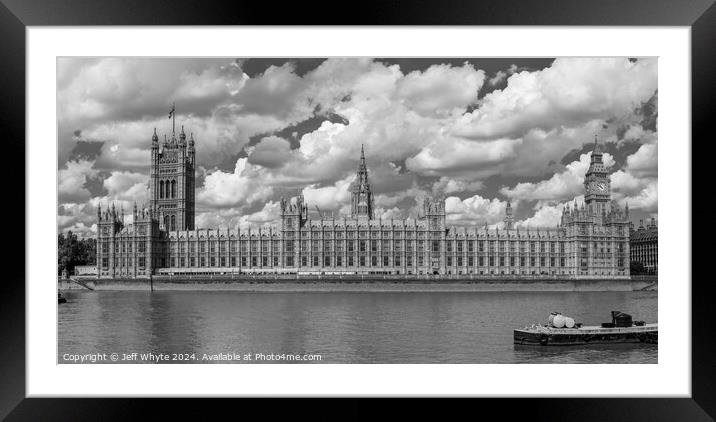 Houses of Parliament Framed Mounted Print by Jeff Whyte
