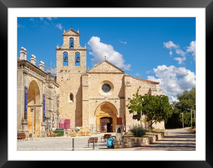 Church - Barrios de Colina Framed Mounted Print by Laszlo Konya