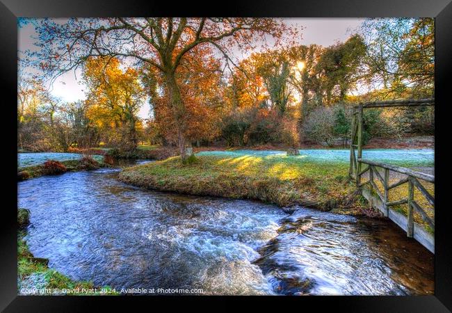 River Bovey Dartmoor Framed Print by David Pyatt