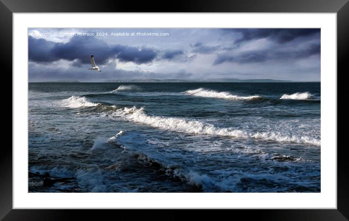 Moray Coast seascape Framed Mounted Print by Tom McPherson